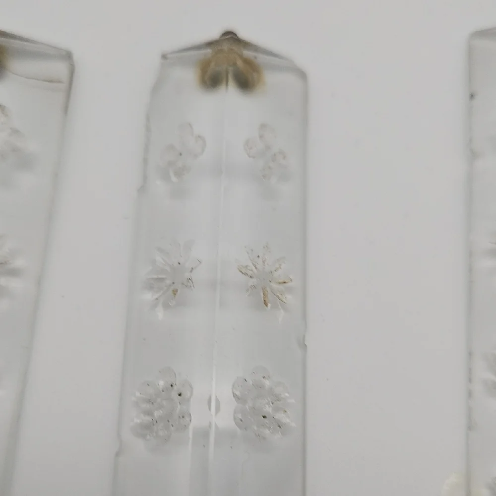 Clear Glass Crystal Prism Set